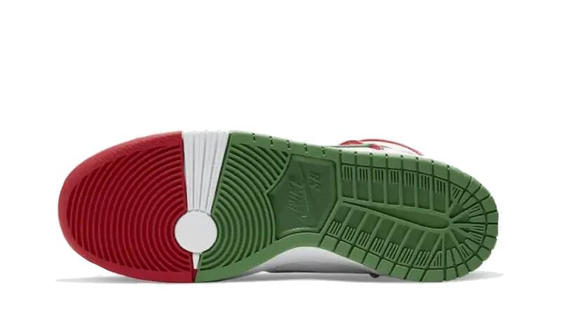 Zapatillas - Skate - Unisex - SB Dunk Paul Rodriguez - White/Red-Green 4/4