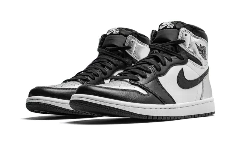 Scarpe - Walking - Donna - Montanti - Jordan 1 - Nero/Argento 2/4