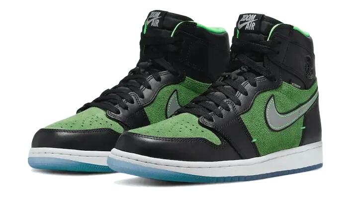 Air Jordan 1 Retro High Zoom Black Green 2/3