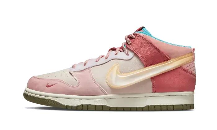 Nike Dunk Mid Social Status Free Lunch Strawberry Milk 1/3