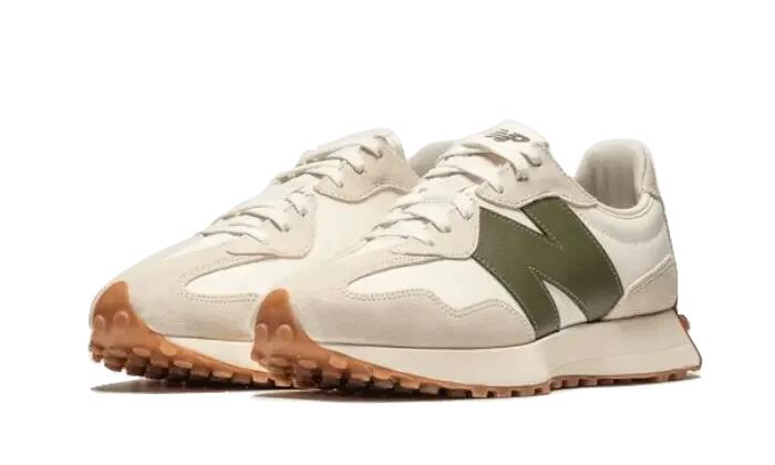 New Balance 327 Moonbeam Oak Leaf Green 2/4
