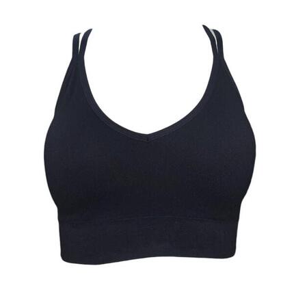 Boite De 18 Brassières De Sport Sans Coutures Tacchini Noir Multicolore