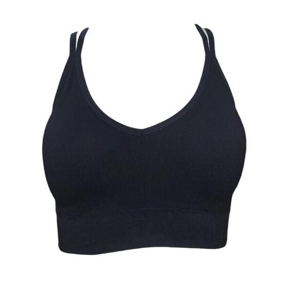 Boite De 18 Brassières De Sport Sans Coutures Tacchini Noir Multicolore