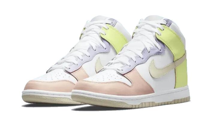 Zapatillas - Mujer - Dunk High high-top - Blanco/Cashmere/Limón 2/3