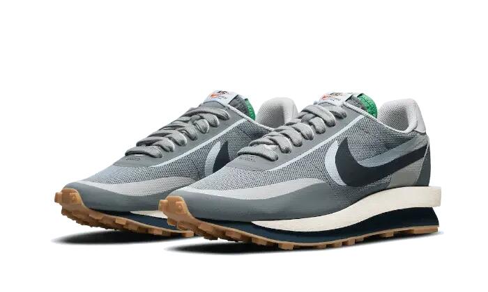 Nike LD Waffle sacai CLOT Kiss of Death 2 Cool Grey 2/3