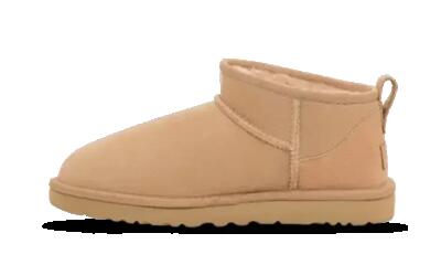 Schoenen - casual - unisex - classic ultra mini - leer, uggplush - brown