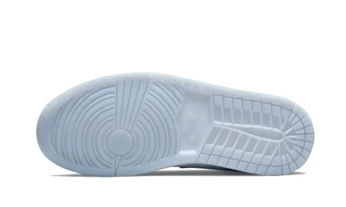 Schoenen - basketbal - air jordan 1 - mid-top - grijs/wit/blauw 4/4