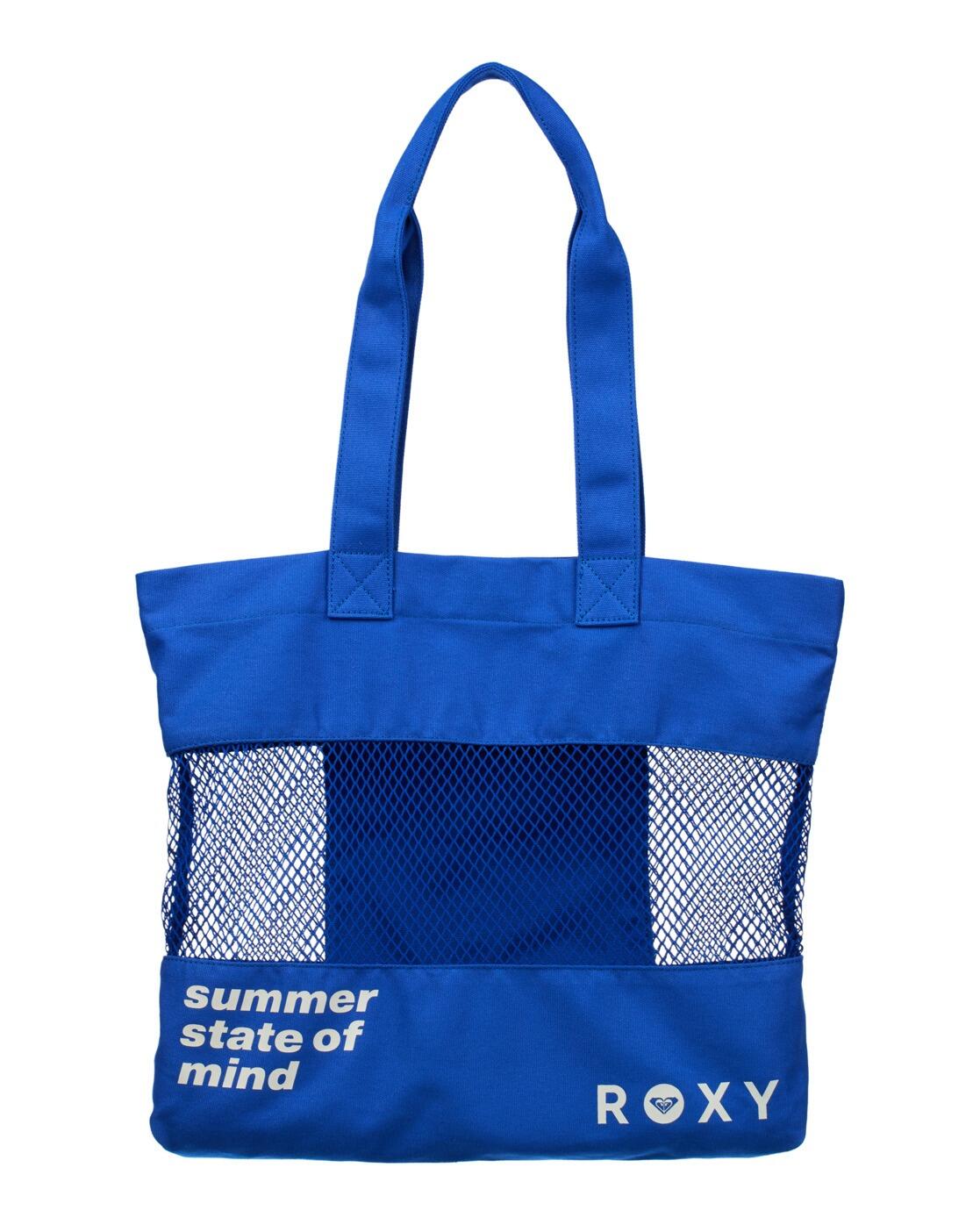 Bolsa de playa con asas SUMMER BREEZY Azul Mujer 3/4