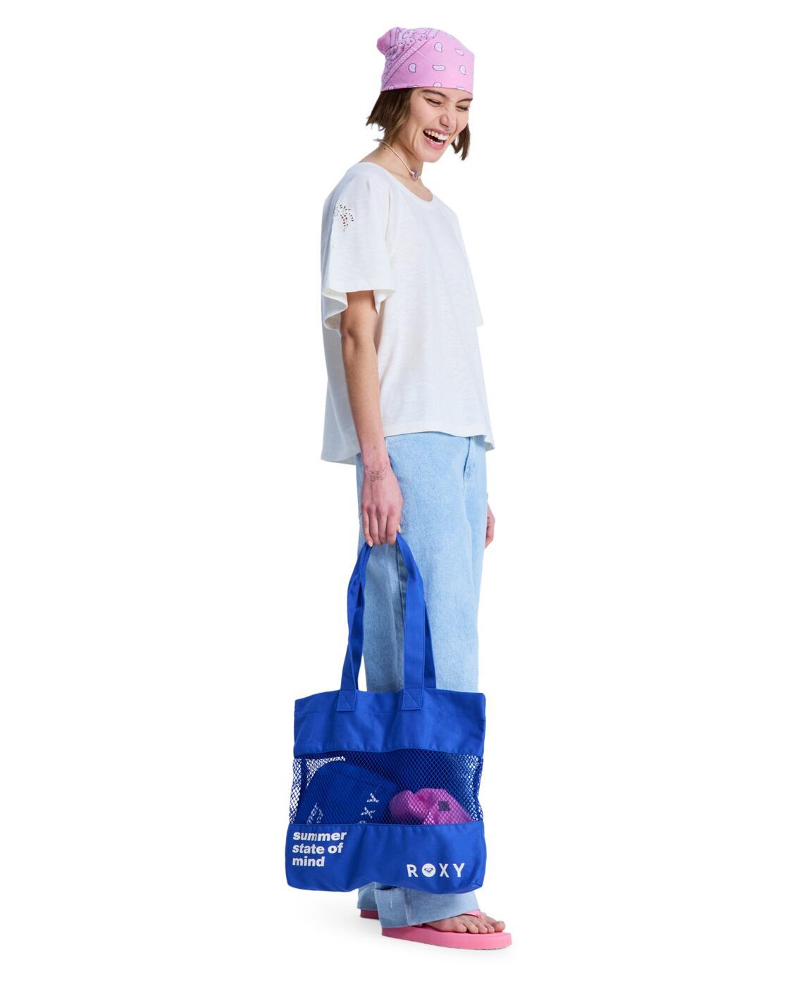 Bolsa de playa con asas SUMMER BREEZY Azul Mujer 2/4