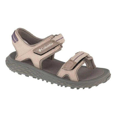 Dames konos suède sandalen (beige)