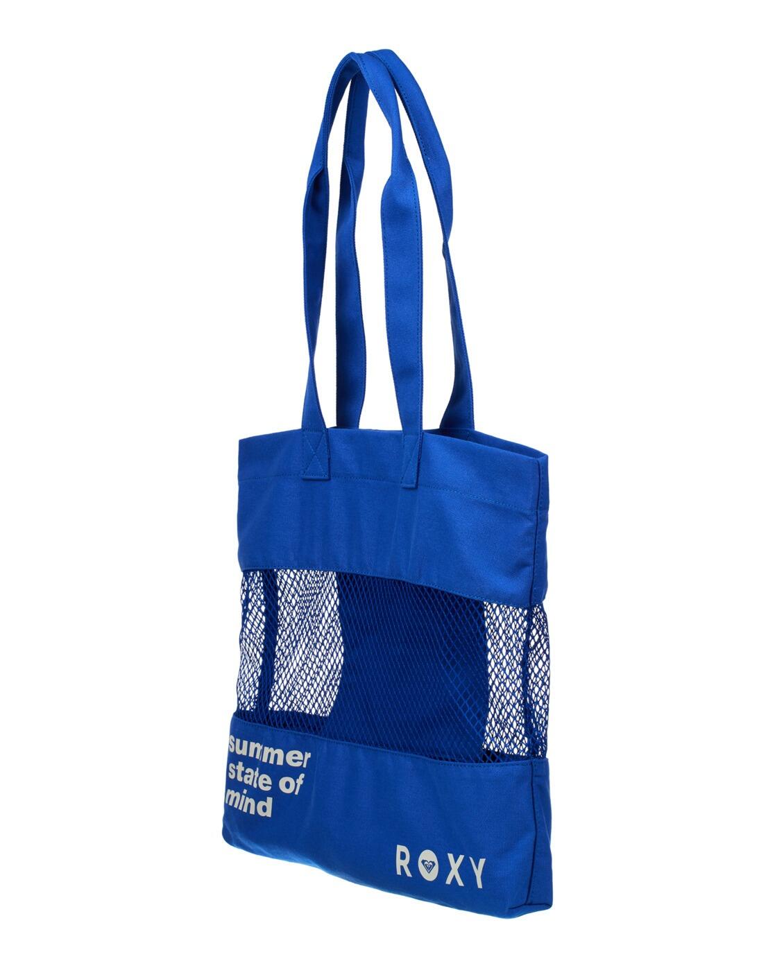 Bolsa de playa con asas SUMMER BREEZY Azul Mujer 4/4