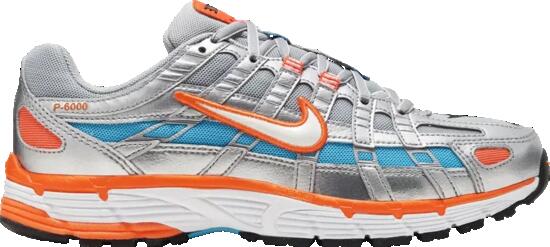 Nike P-6000 Metallic Silver Crimson Blue Fury (W)