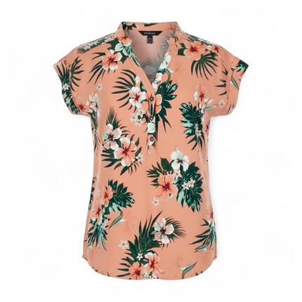 Bluse Victoria Tropical Shirt Damen Bluse Hemd Funktionsshirt in Rosa