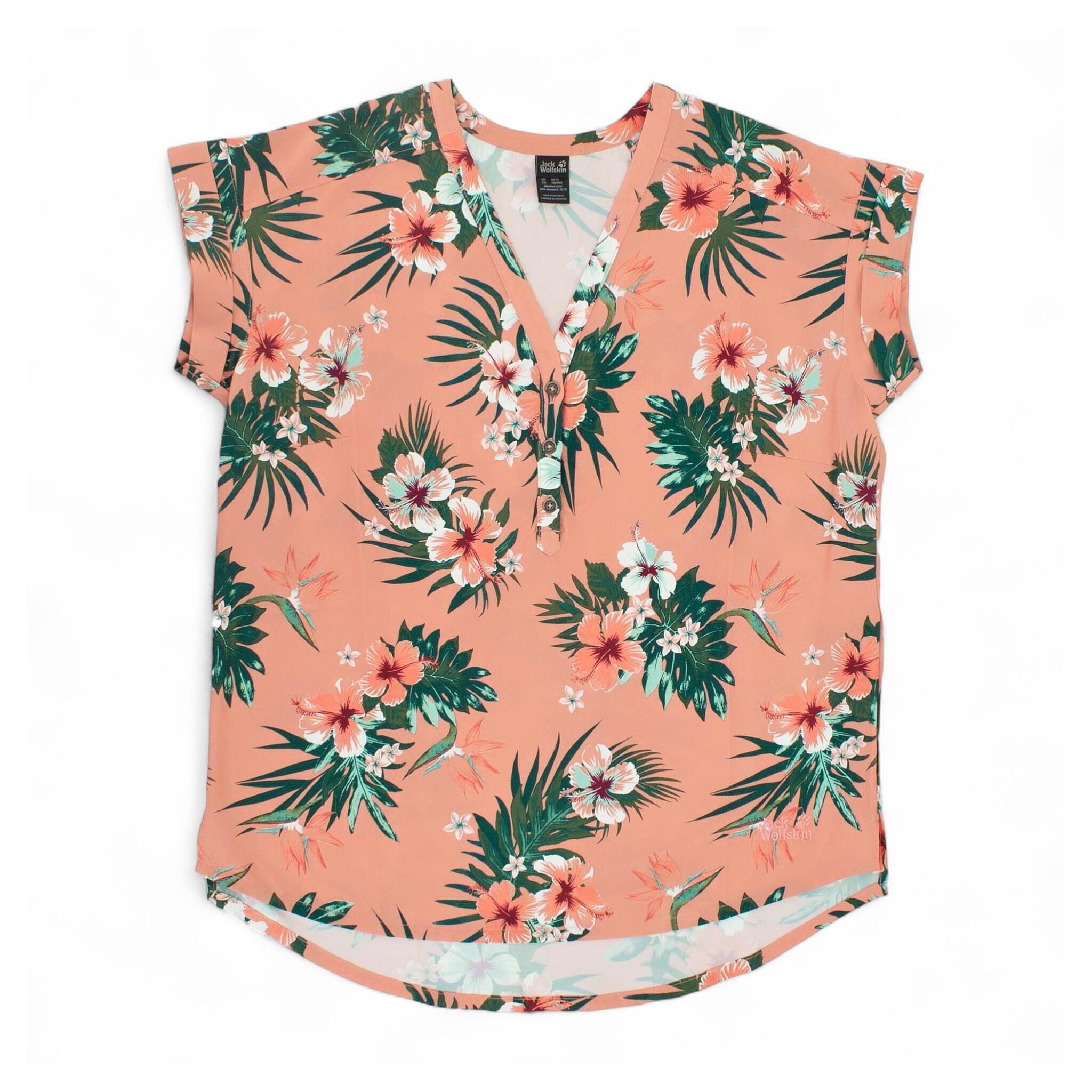 Bluse Victoria Tropical Shirt Damen Bluse Hemd Funktionsshirt in Rosa 2/3