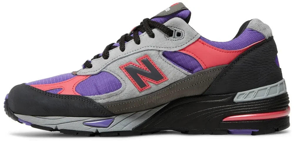 New Balance 991 Made In UK Palace Black Purple Pink 2/5