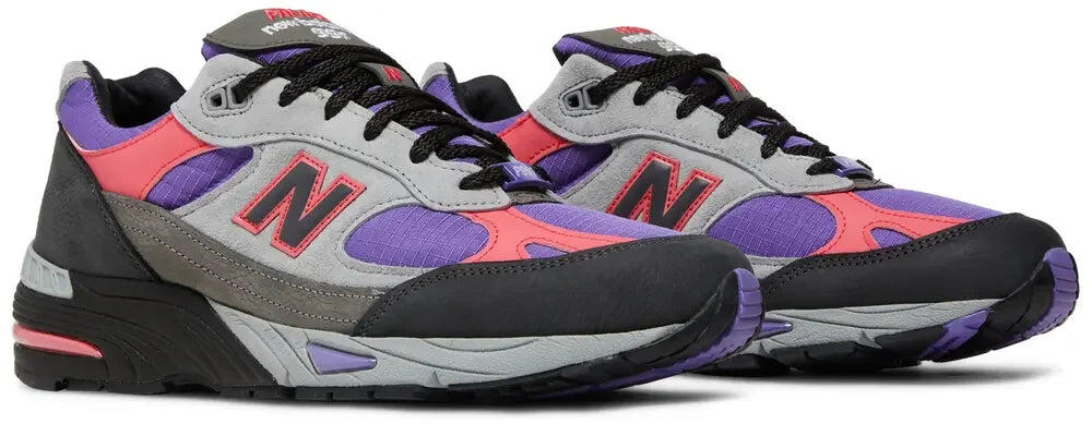 New Balance 991 Made In UK Palace Black Purple Pink 5/5