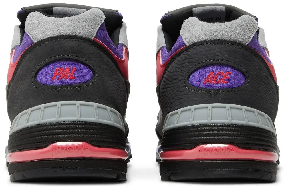 New Balance 991 Made In UK Palace Black Purple Pink 4/5
