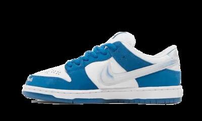 Schoenen - skate - unisex - sb dunk low - low-top - deep royal blue/white