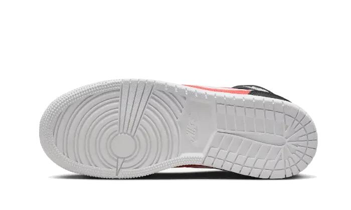 Air Jordan 1 Mid SE White Black Infrared (GS) 3/3