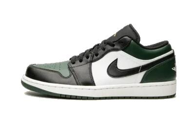 Scarpe - walking - Uomo - Jordan 1 Low - Bianco/Nero/Verde