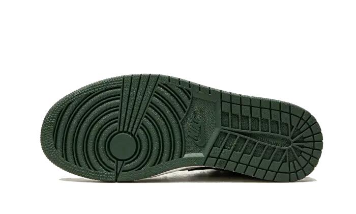 Zapatillas - air jordan 1 low - blanco/negro/verde 4/4