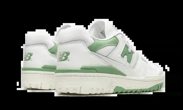 Scarpe - casual - tutte stagioni - modello 550 - bianco/menta 3/4