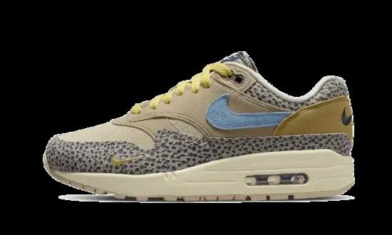 Scarpe - lifestyle - air max 1 safari - cobblestone/worn blue