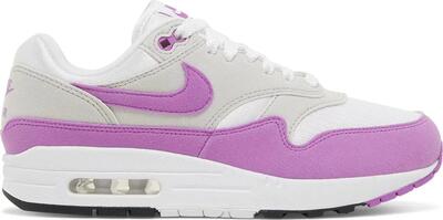 Schoenen - hardlopen - air max 1 - leer, air - grijs/fuchsia
