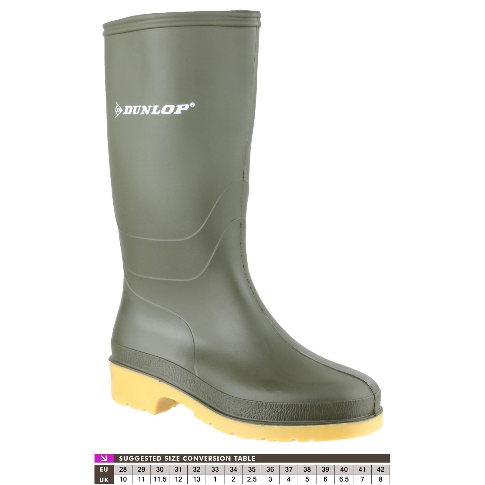 Kids Unisex 16247 DULLS Rain Welly / Wellington Boots (Green) 5/5