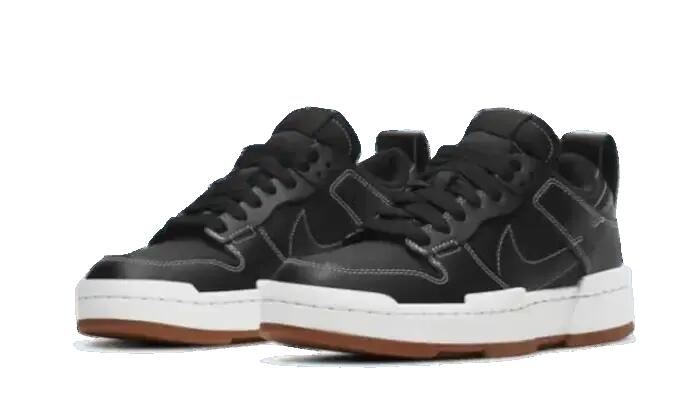 Dunk Low Disrupt Black White Gum (Femme) 2/3