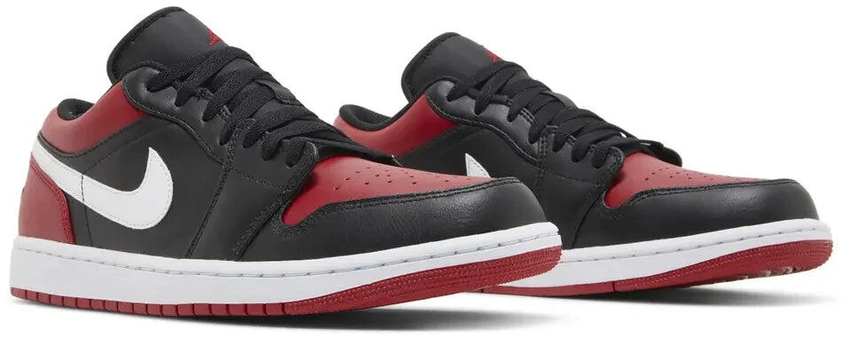 Schuhe - lifestyle - air jordan 1 low - schwarz/weiß/gym red 5/5