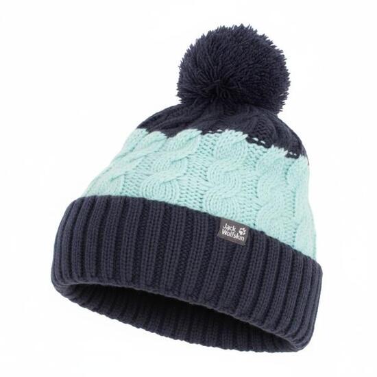 Mütze Stormlock Pompom Beanie Fleece in Blau