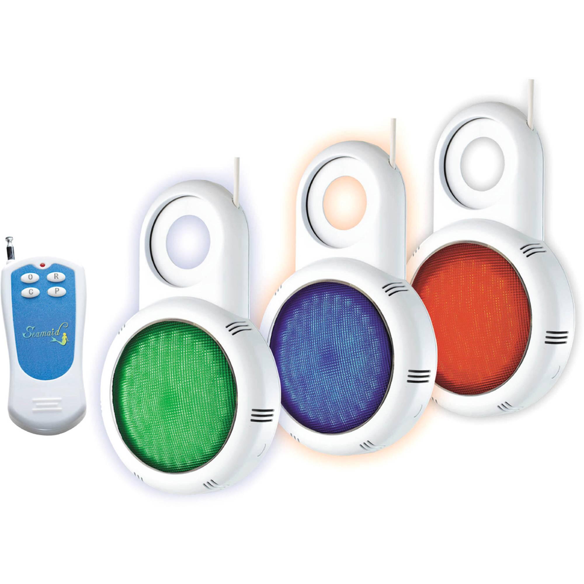 LED Beleuchtungsset für Aufstellbecken RGB, inkl. Fernbedeienung 3/5