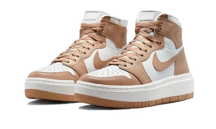 Schoenen - dames - air jordan 1 elevate - wit/desert sail 2/3