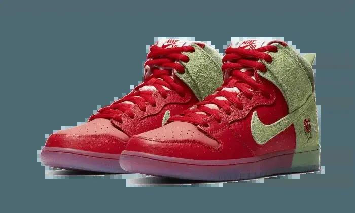 Zapatillas - SB Dunk High Pro QS - altas rojo/verde/ámbar 2/3