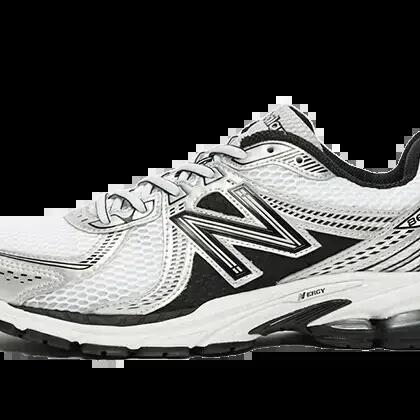 Unisex - Running - Shoes - Cushioned, Stable - 860 V2 - Black/White/Silver