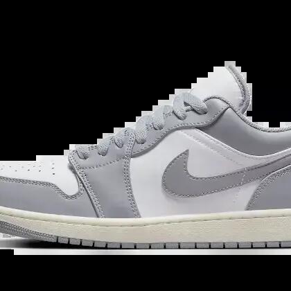 Lifestyle - Shoes - Air Jordan 1 Low Vintage Grey - Stealth/White/Sail