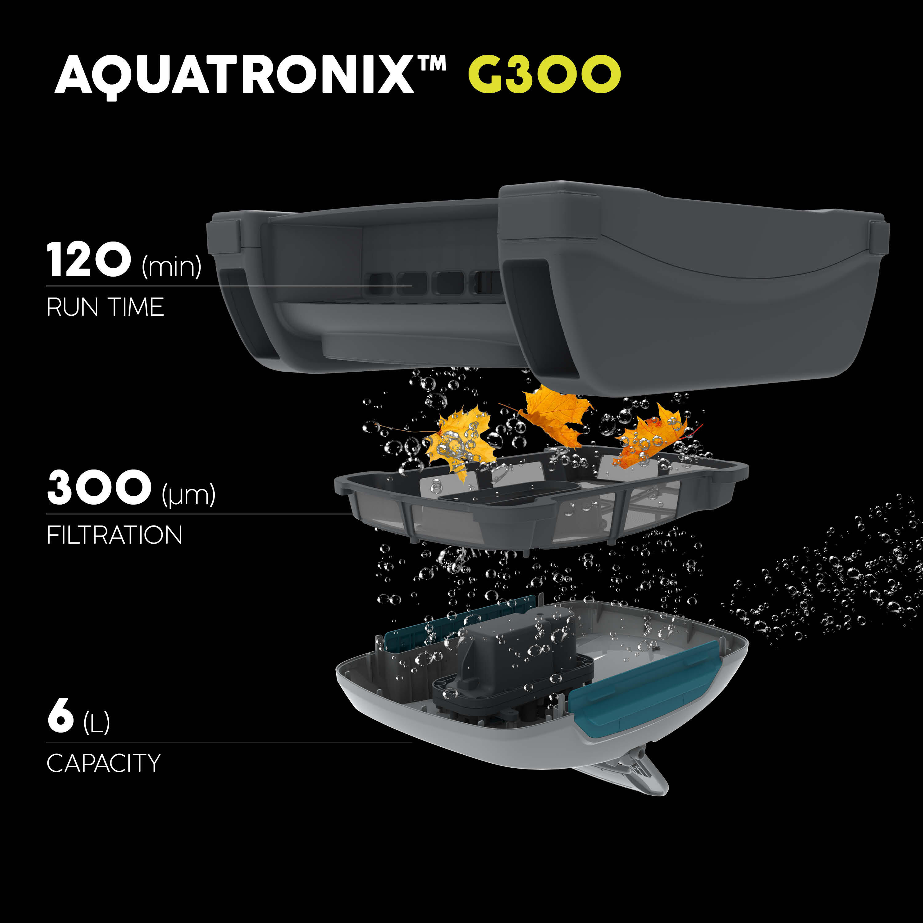 Robot pulitore e skimmer Bestway AquaTro nix Pro G300 4/7