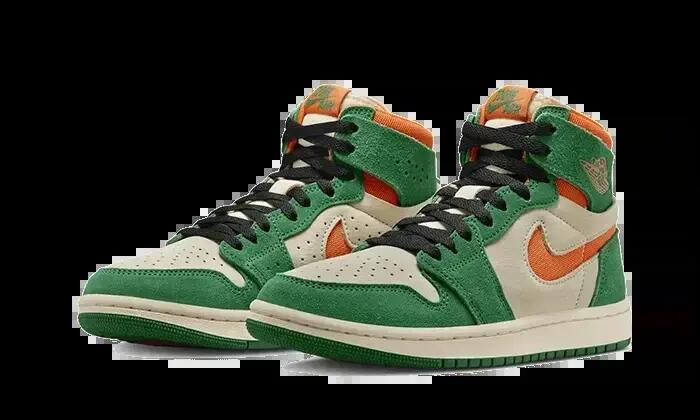 Jordan 1 High Zoom Air CMFT 2 Pine Green Orange Blaze (W) 2/3