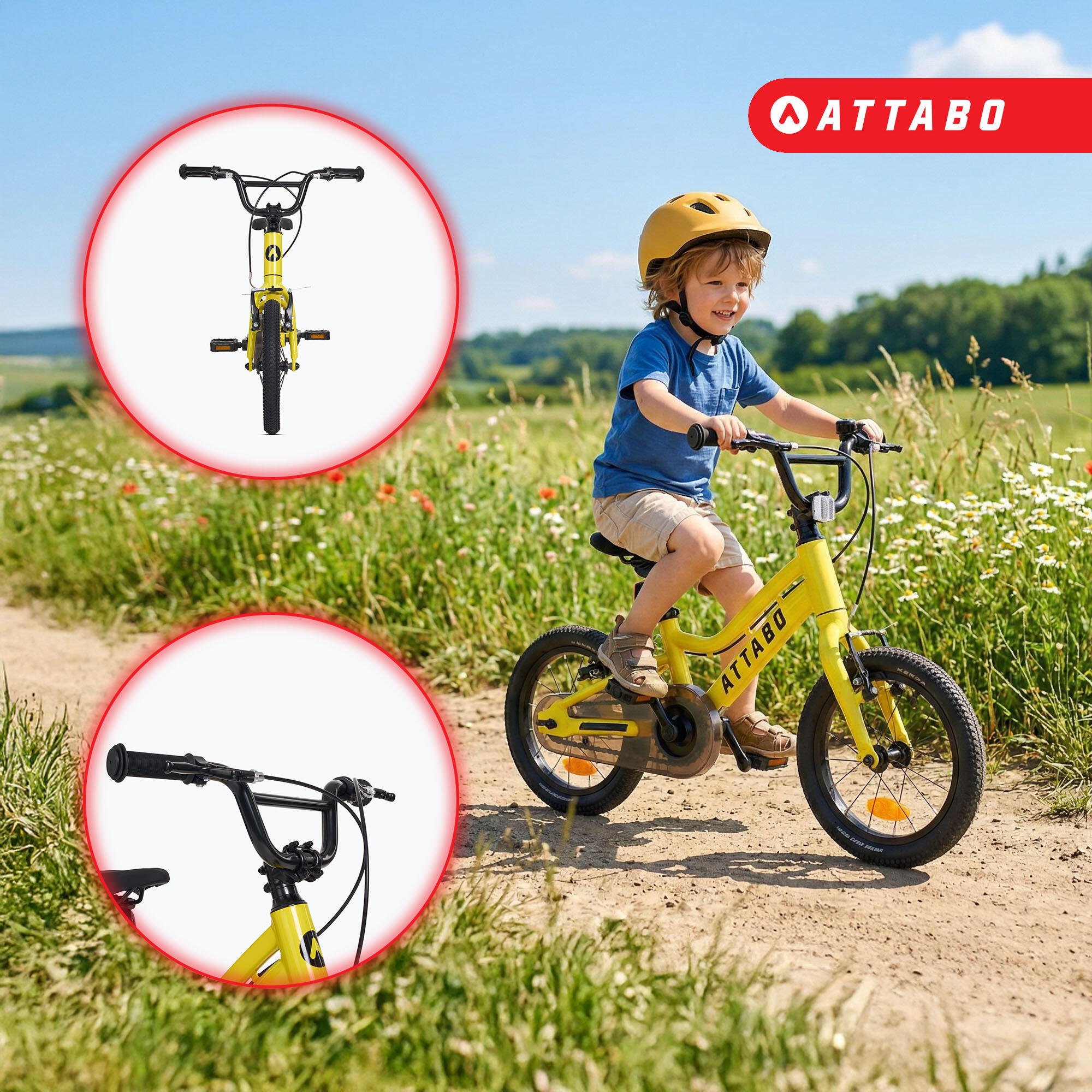 Vélo enfant ATTABO EASE 14" 3/7