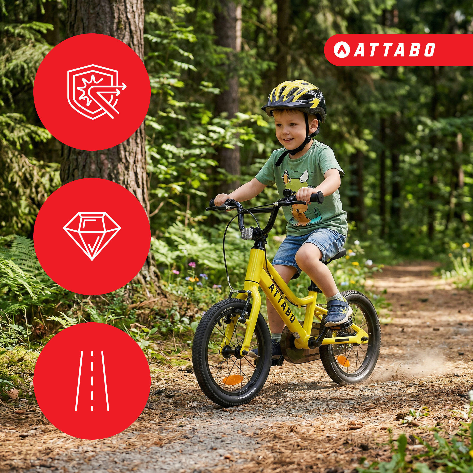 Vélo enfant ATTABO EASE 14" 7/7
