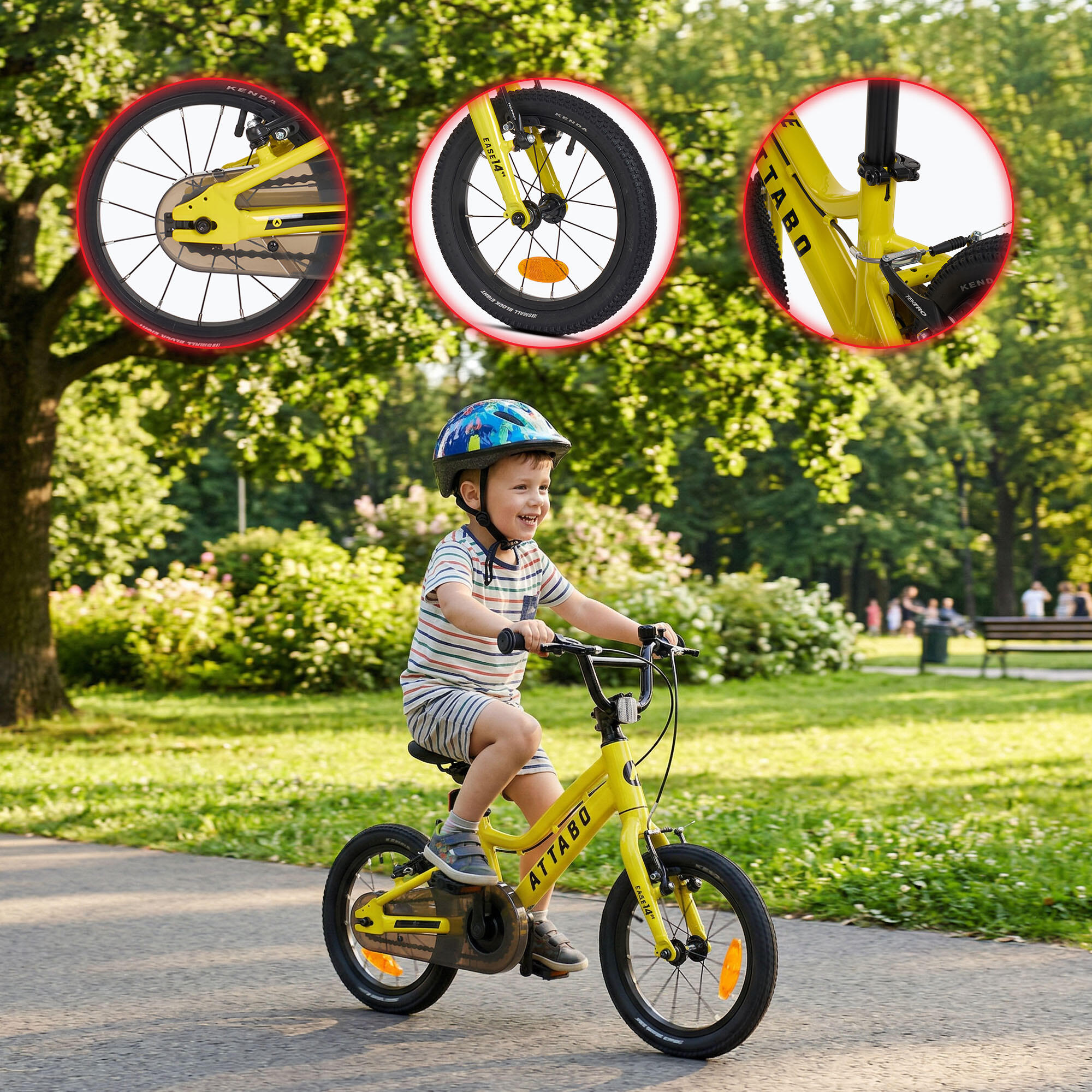 Vélo enfant ATTABO EASE 14" 6/7