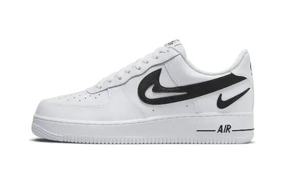 Scarpe - lifestyle - pelle swoosh ritagliato - air force 1 '07 - bianco/nero