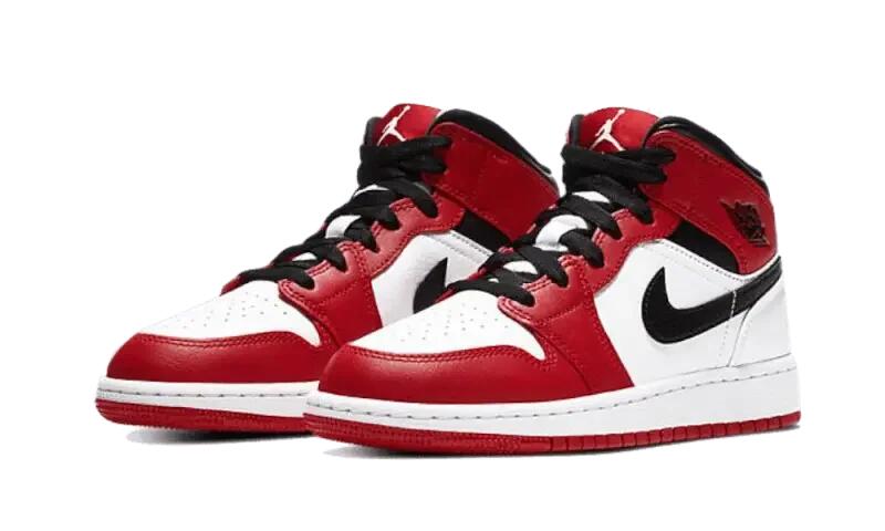 Zapatillas - Baloncesto - Hombre - Air Jordan 1 - Blanco/Gym Red/Negro 2/4