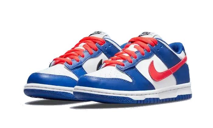 Dunk Low White Royal Red 2/3