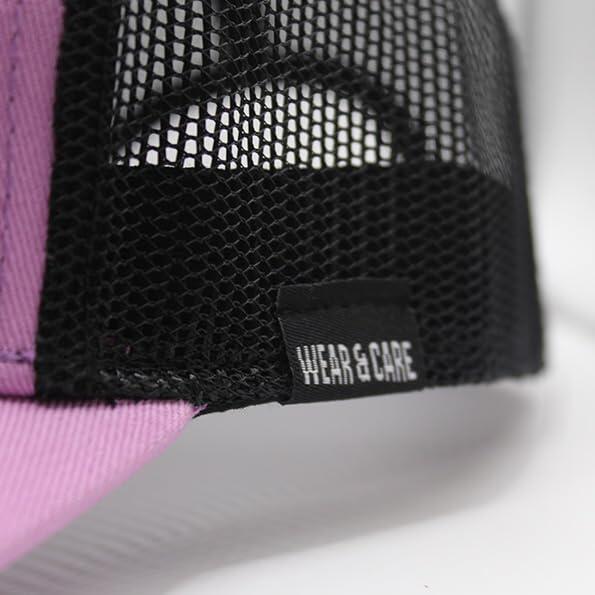 Gorra Trucker - 5 Paneles / Reciclada / Adulto / Talla única (Negro/Lila) 3/5