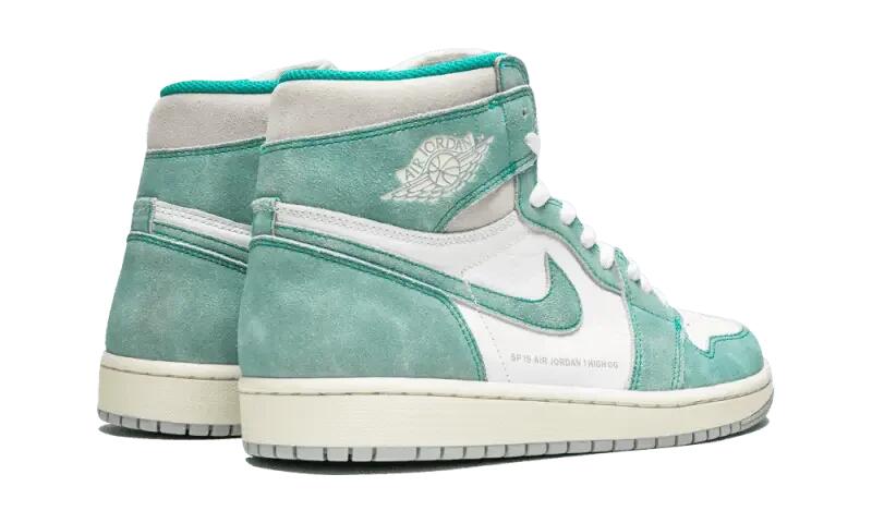 Schuhe - high-top retro - air jordan 1 - turbo green/sail 3/4