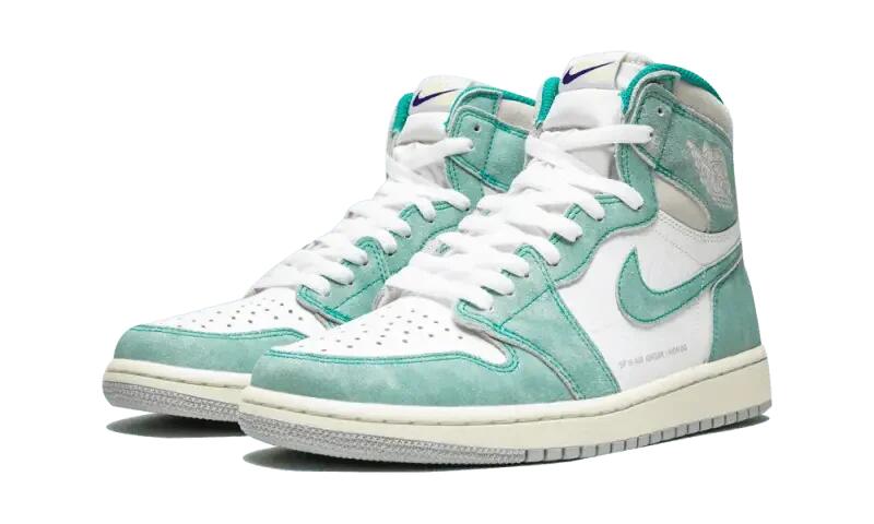 Schuhe - high-top retro - air jordan 1 - turbo green/sail 2/4