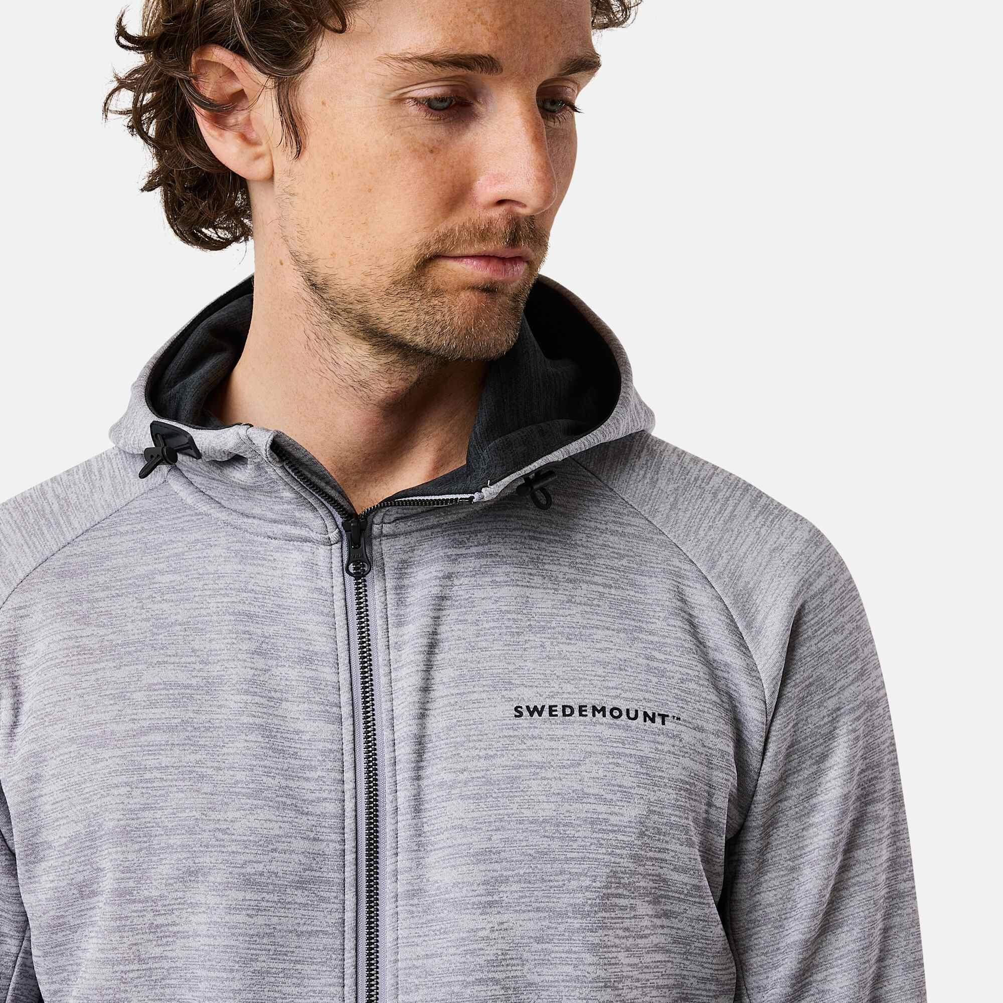 Herren Trainingssweater Quick Dry Training Logo Zip Hood II 7/7
