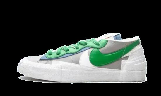 Zapatillas - Sacai Blazer Low - gris medio/verde clásico